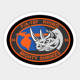 VFA-94 Mighty Shrikes - Rhino Sticker